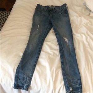 Madewell 9” High Rise Skinny Ripped